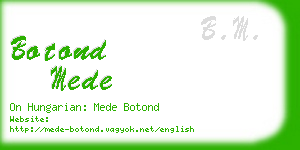 botond mede business card